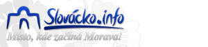 Logo se sloganem Slovacko.info Místo,kde začíná Morava